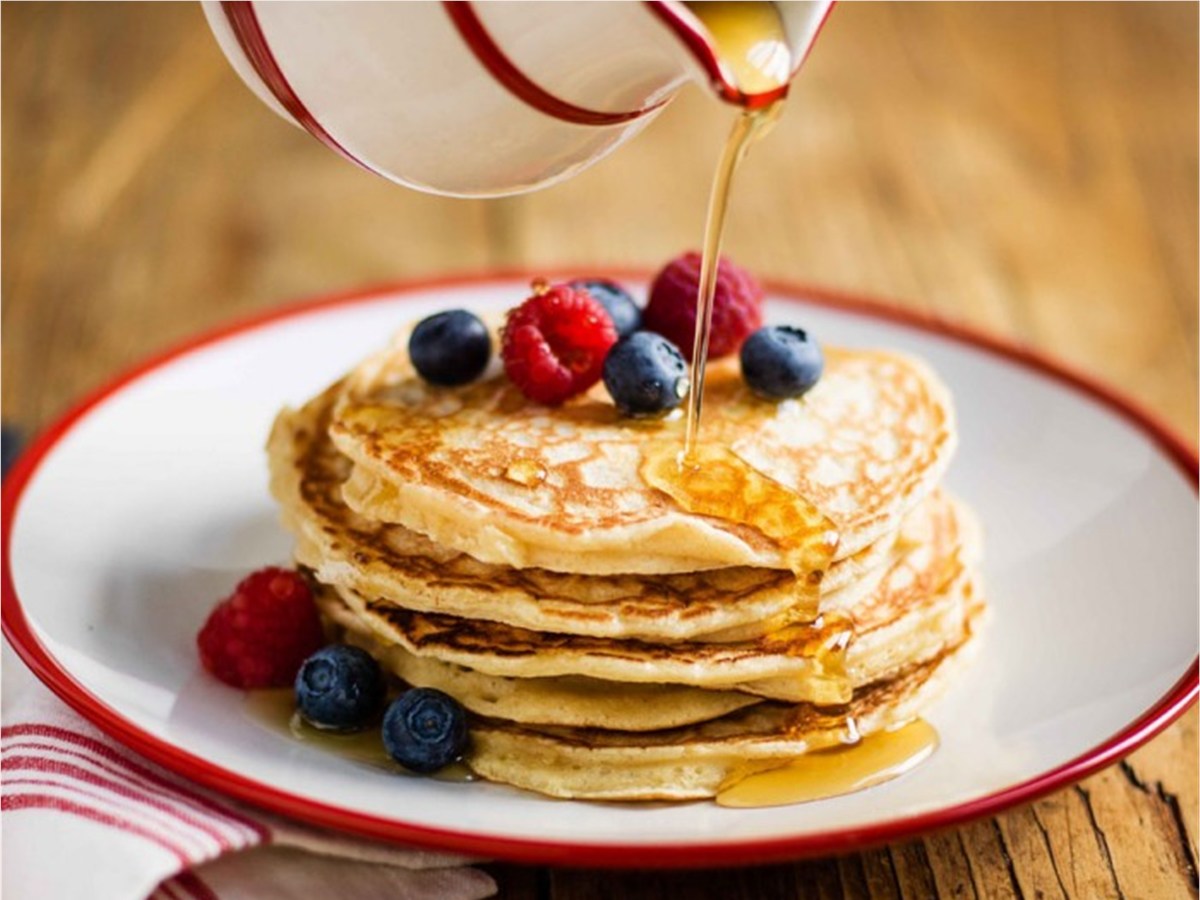 Buckwheat berry pancakes, a gluten-free dish idea