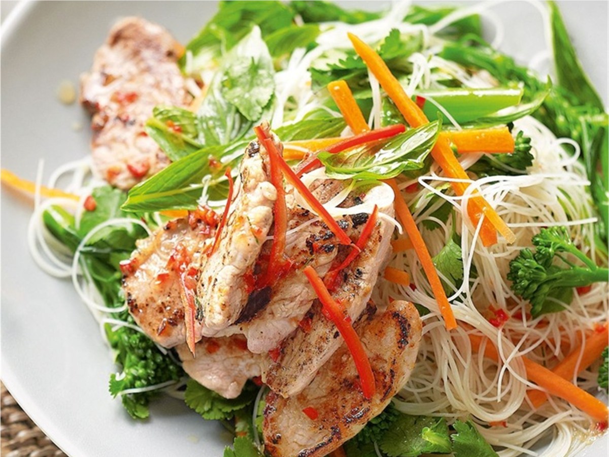 Tamari ginger rice noodles, a gluten-free dish idea